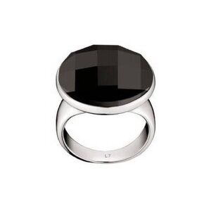 Elegant Black and Silver Women's Ring